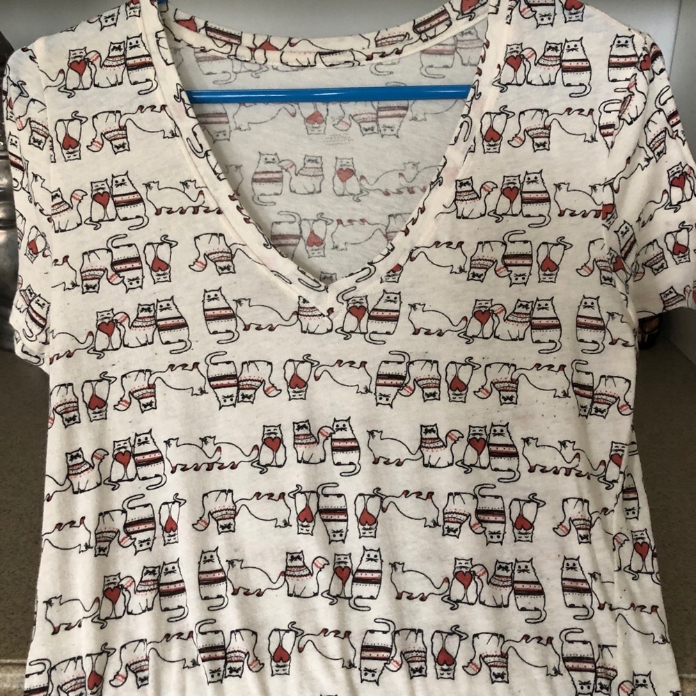 Cute Cat Tee Shirt